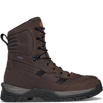 Men's Danner Alsea 8" Hunting Boots Brown | CA4746NB