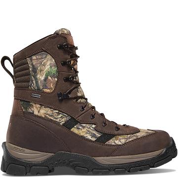 Men's Danner Alsea 8" Oak Break-Up Country 600G Hunting Boots Brown | CA4748VD