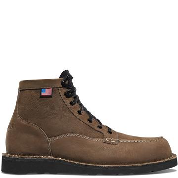 Men's Danner Bull Run Lux Boots Khaki | CA4875GL