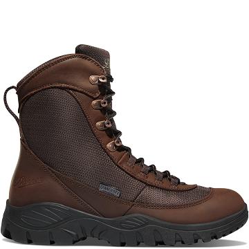 Men's Danner Element 8" Hunting Boots Brown | CA4751ZG