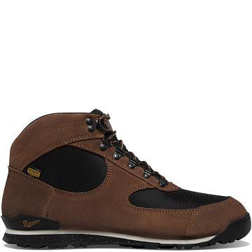 Men's Danner Jag Hiking Boots Black / Brown | CA4818RW