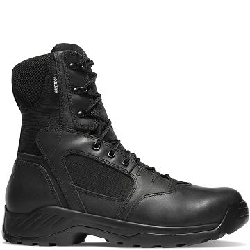 Men's Danner Kinetic 8" Tactical Boots Black | CA4661UT