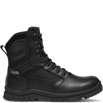 Men's Danner Lookout 8" Tactical Boots Black | CA4651HK