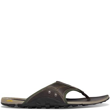 Men's Danner Lost Coast Shoes Grey / Green | CA4919EX