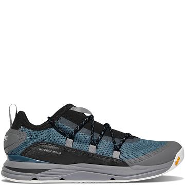 Men's Danner Rivercomber Hiking Shoes Blue / Grey | CA4782GL