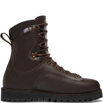 Men's Danner Santiam 8" Insulated 400G Hunting Boots Brown | CA4734AP