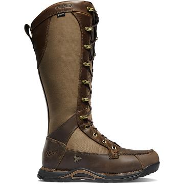 Men's Danner Sharptail Snake Boot Side-Zip 17" Hunting Boots Coffee | CA4742EX