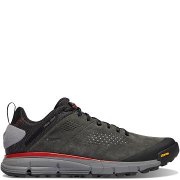 Men's Danner Trail 2650 GTX Hiking Shoes Dark Grey / Dark Red | CA4763OR