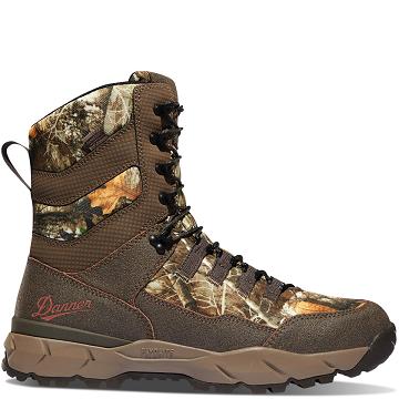 Men's Danner Vital Edge Insulated 800G Hunting Boots Brown | CA4727AP