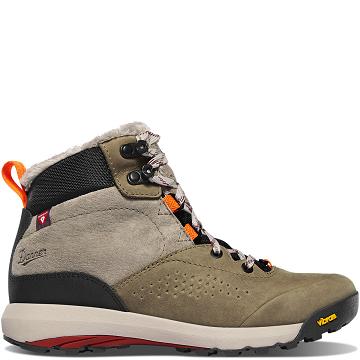Women's Danner Inquire Mid Insulated Boots Olive | CA4470GL